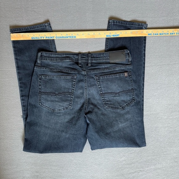 BUFFALO  David Bitton JACKSON Slim Straight Denim Jeans - Dark Blue 32x32 - Picture 8 of 11